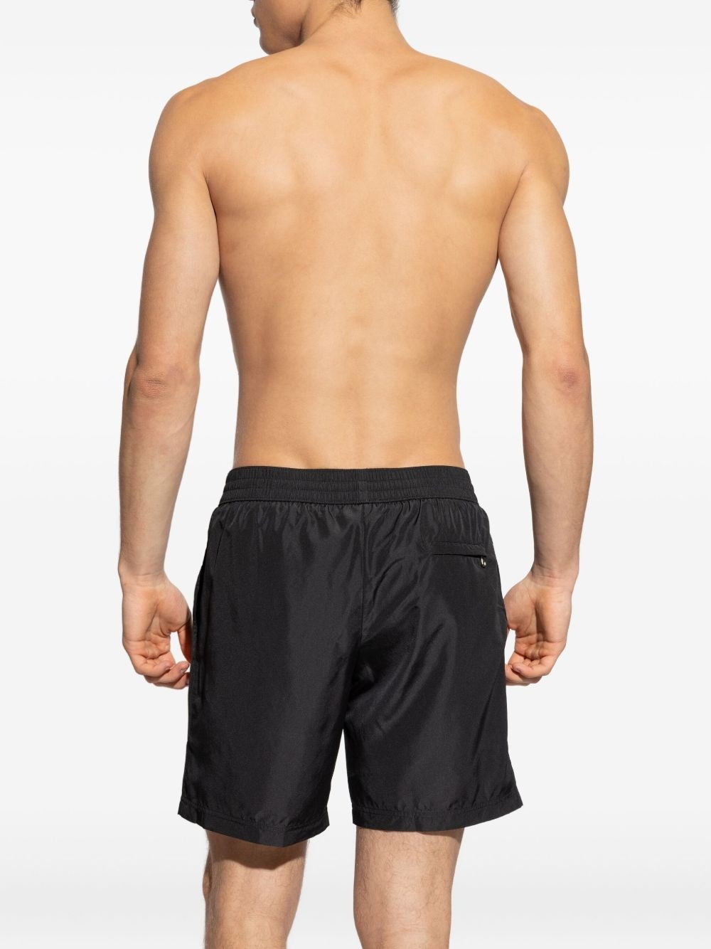 logo-embroidered swim shorts - 3
