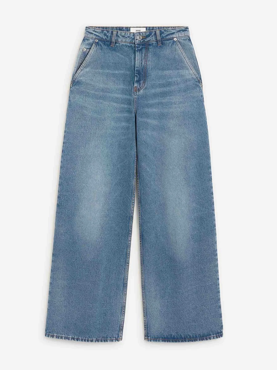 AMI Paris Extra Wide Jeans - 1