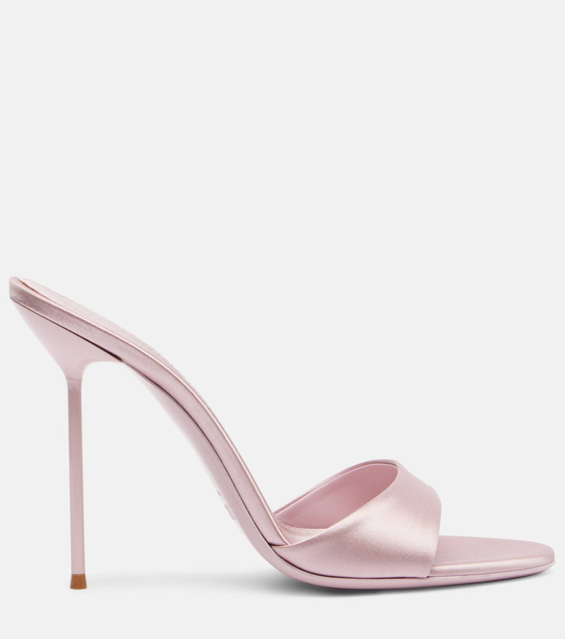 Lidia 105 satin mules 4