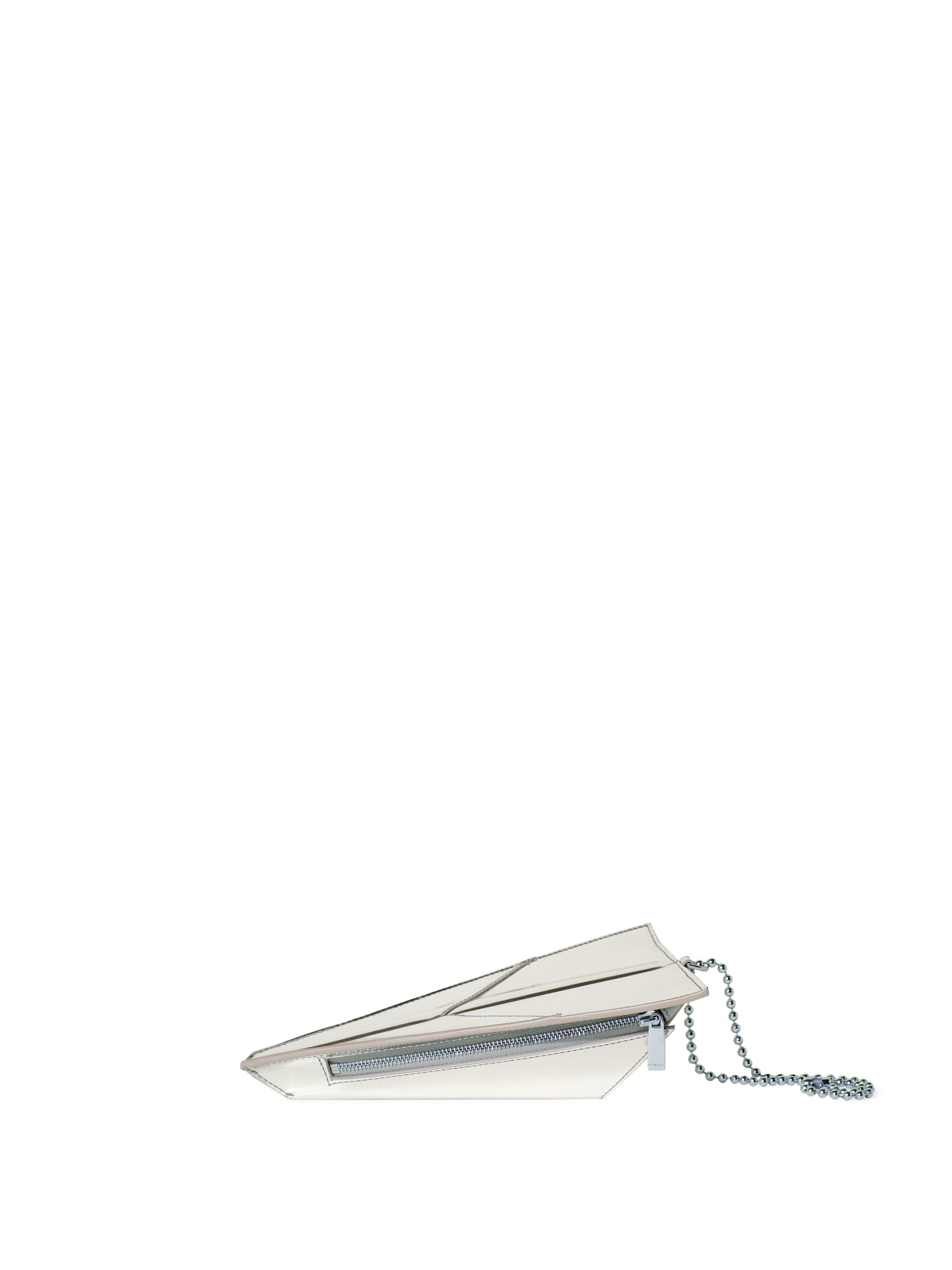 Silver Paper Plane Clutch - 3