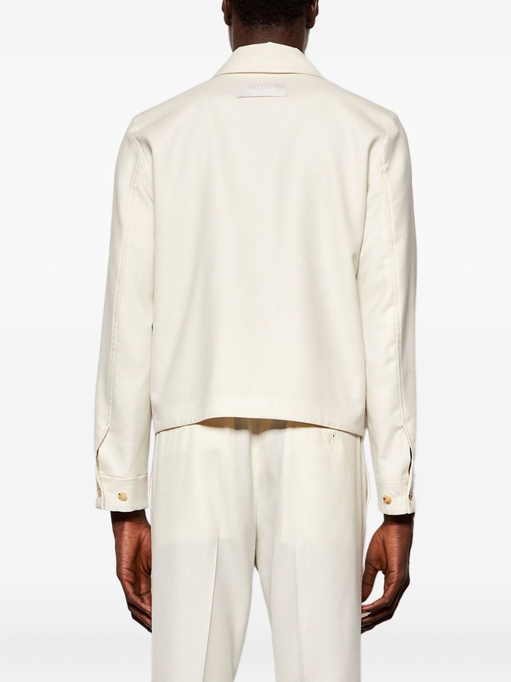 flap-pocket zip-front jacket - 5