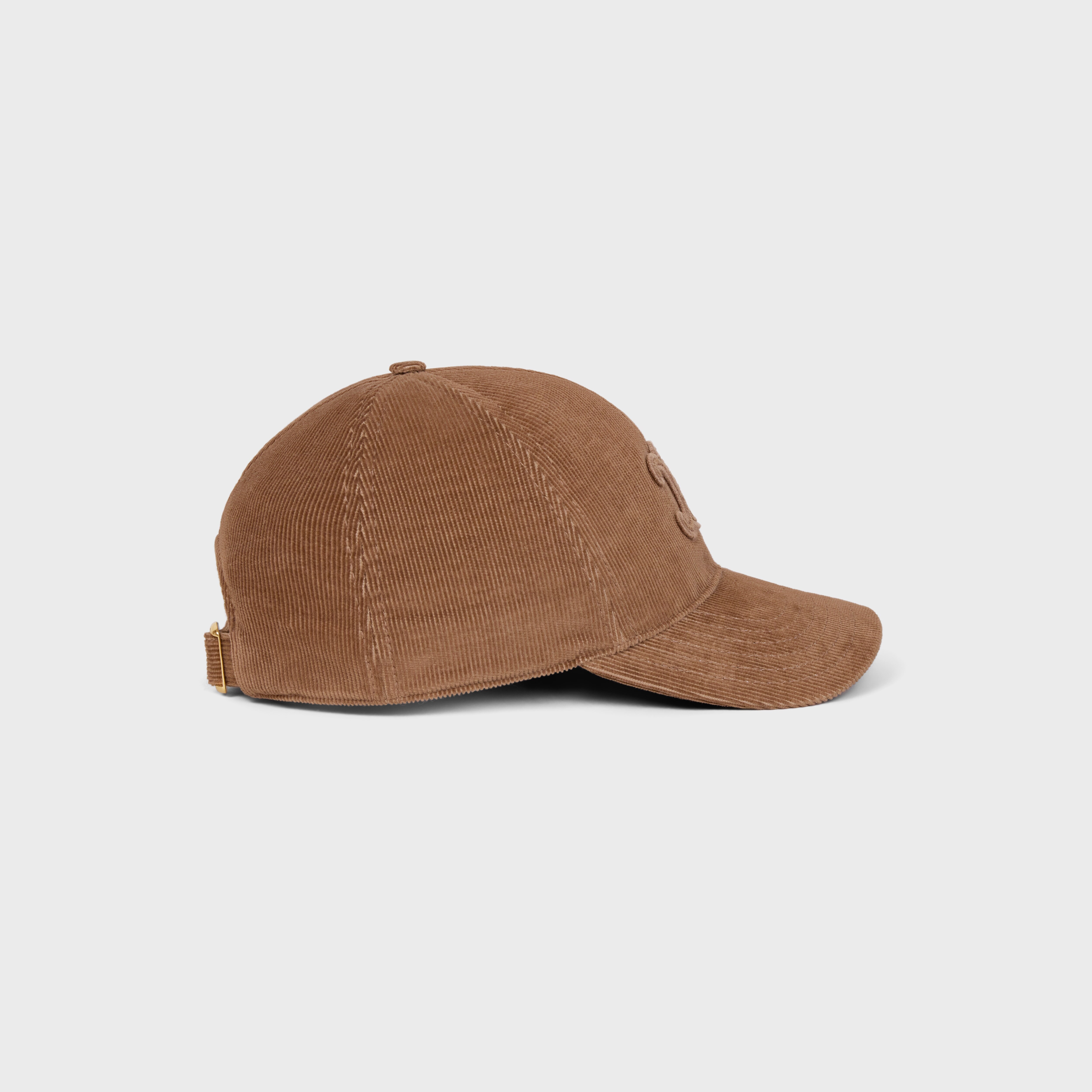 triomphe baseball cap in corduroy - 3