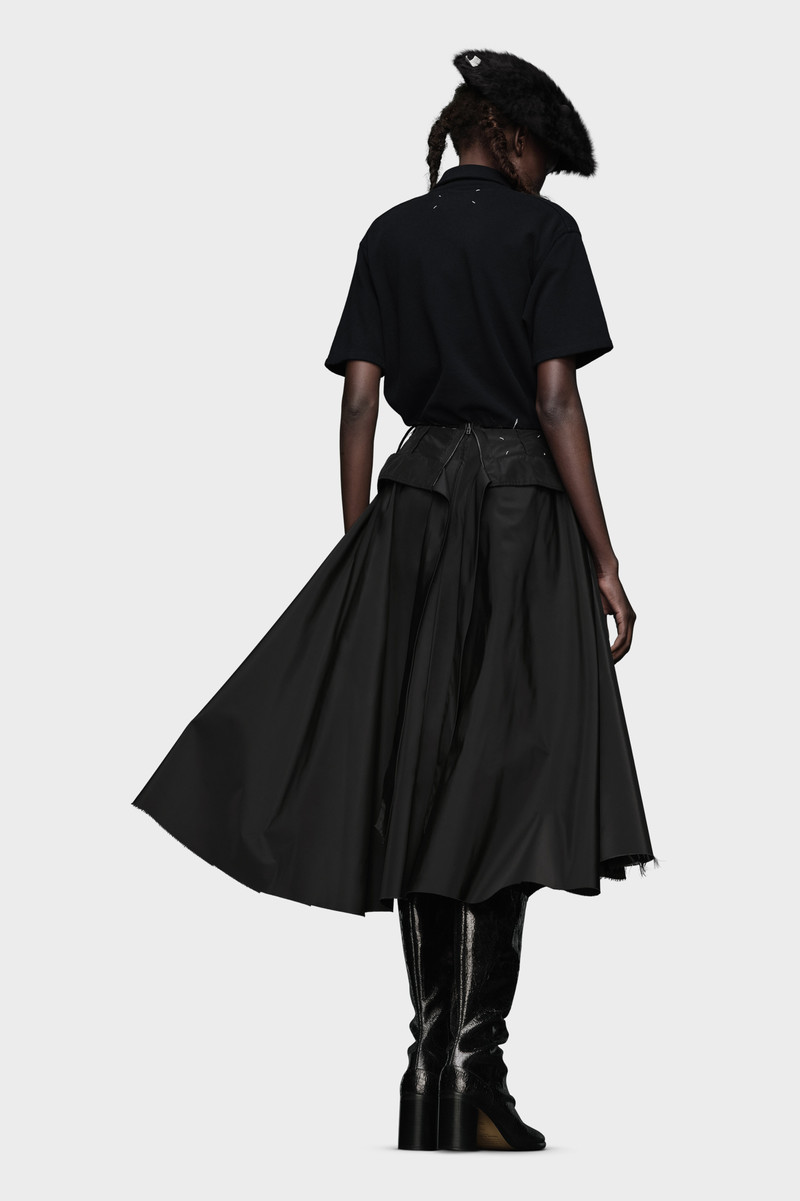 Taffeta Midi Skirt 4