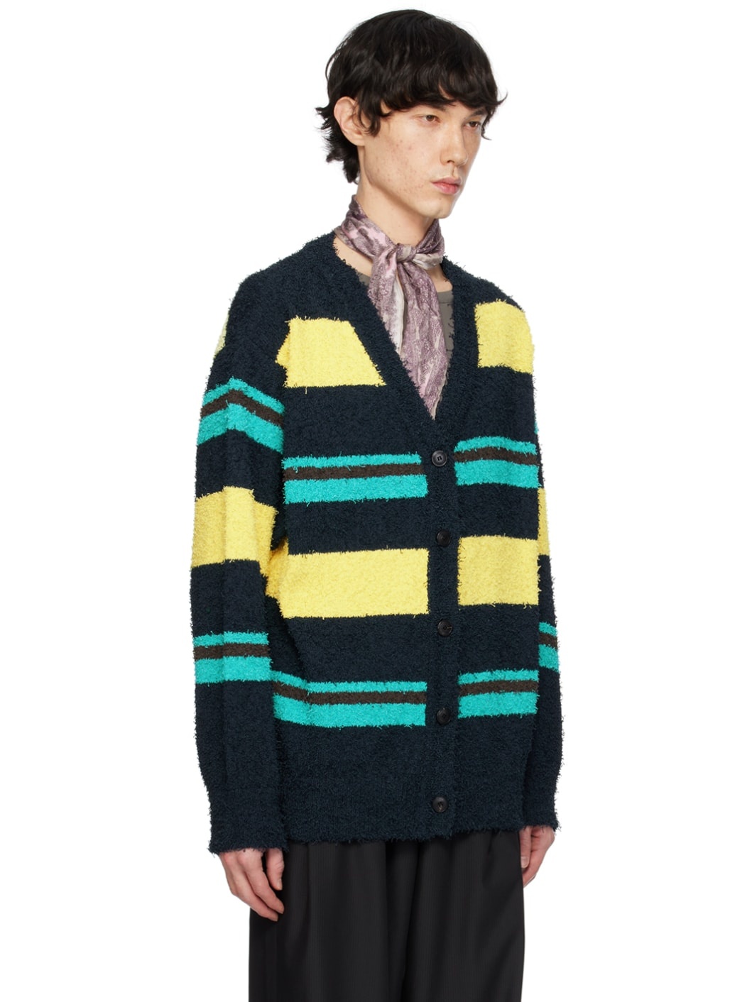 Multicolor Stripe Cardigan - 2