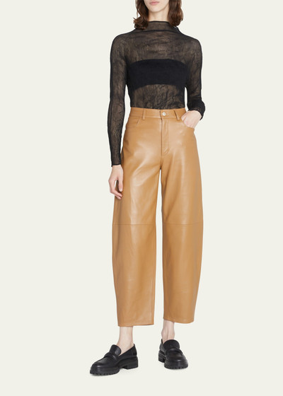 WANDLER Chamomile Leather Jeans outlook