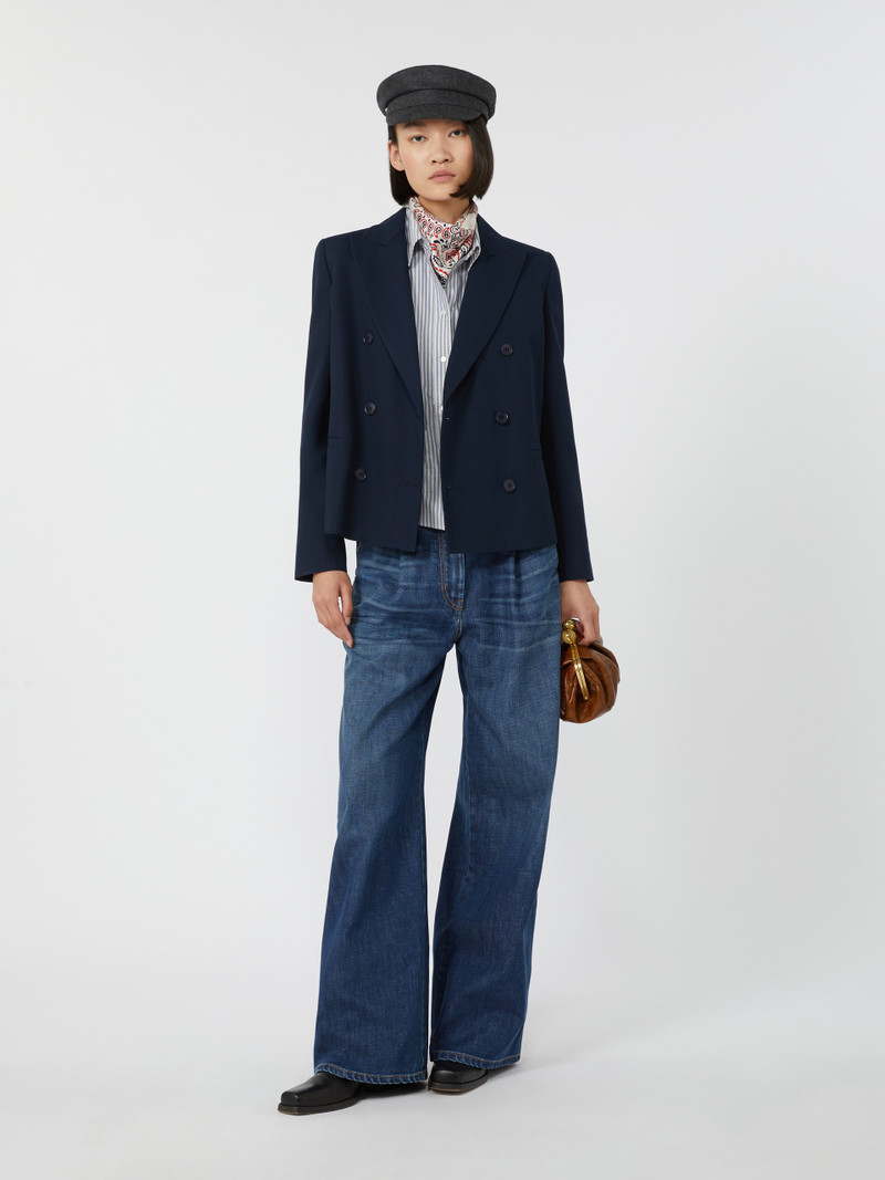 WEEKEND Max Mara TAPPETO Double-breasted gabardine jacket outlook