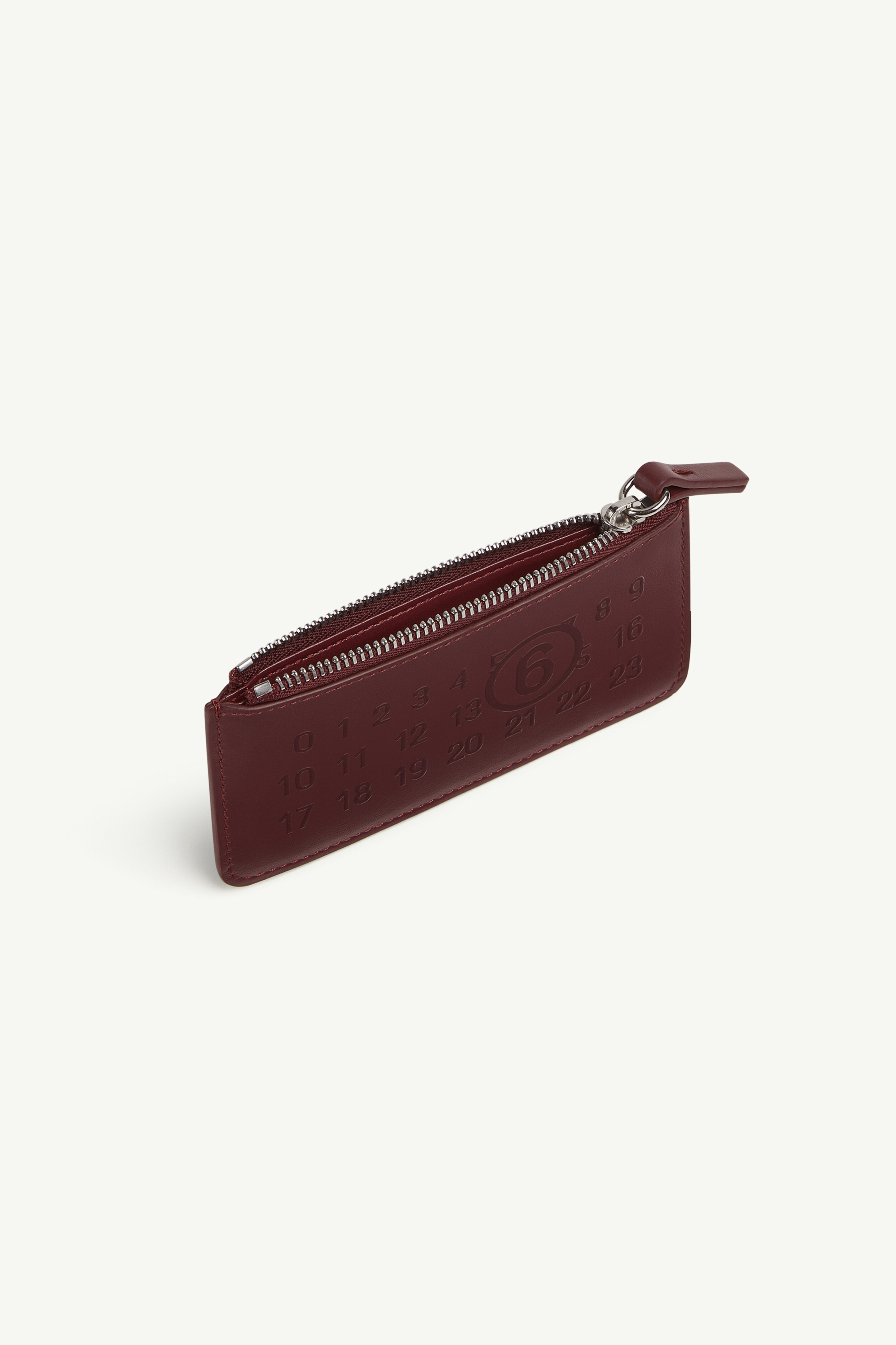 Numeric logo zip card holder - 4
