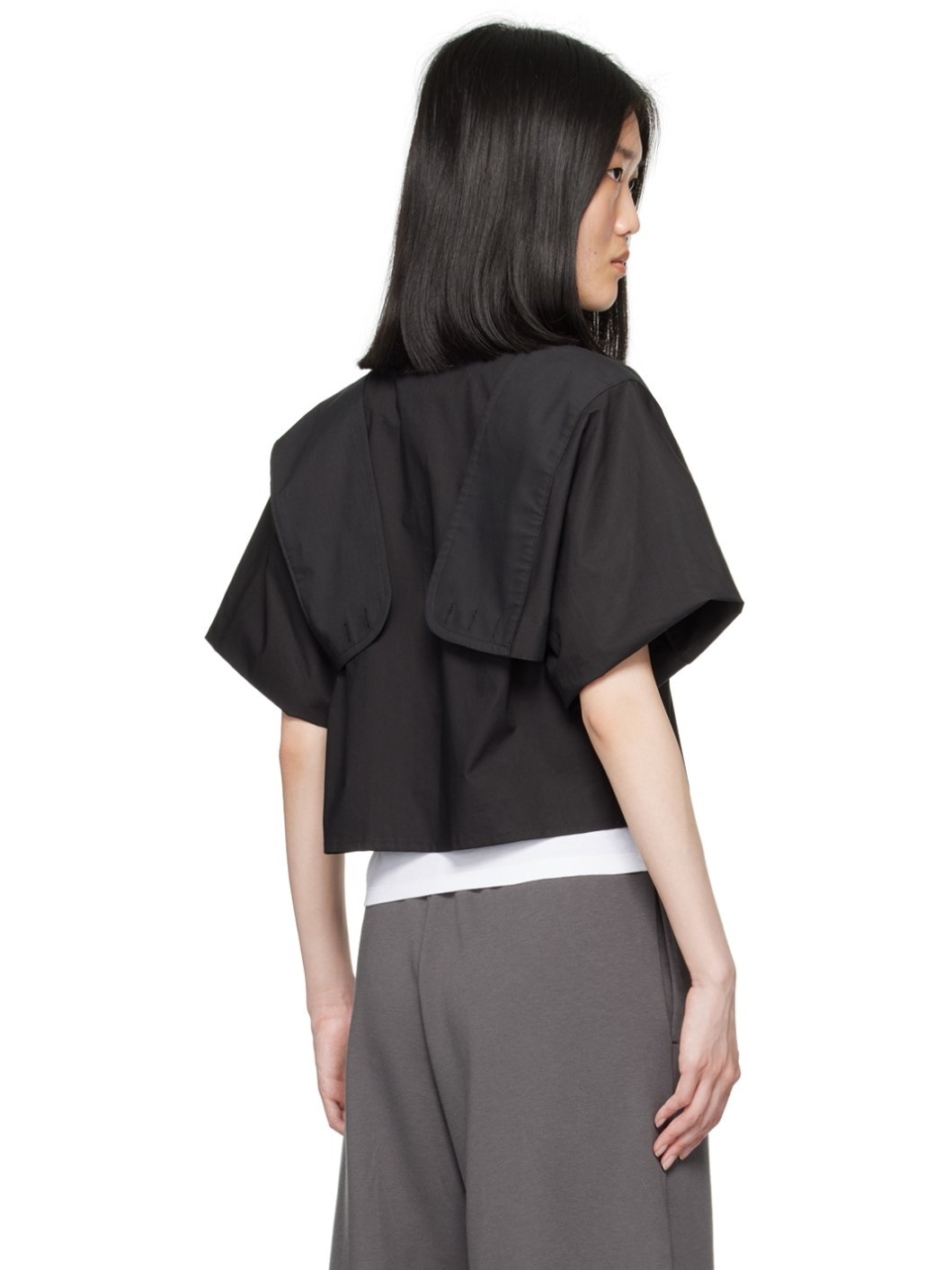 Black Button Up Shirt - 3