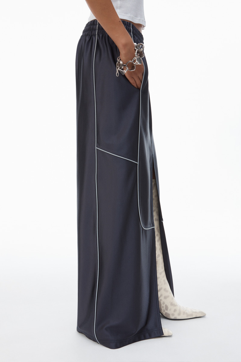 Deconstructed Tube Skirt in Satin Faille Jersey 5