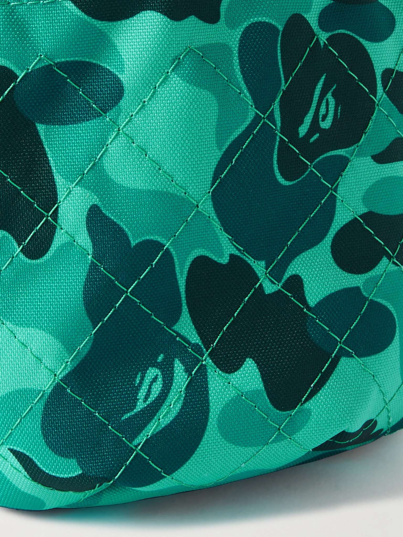 + BAPE® Chain-Embellished Camouflage-Print Canvas Pouch - 5