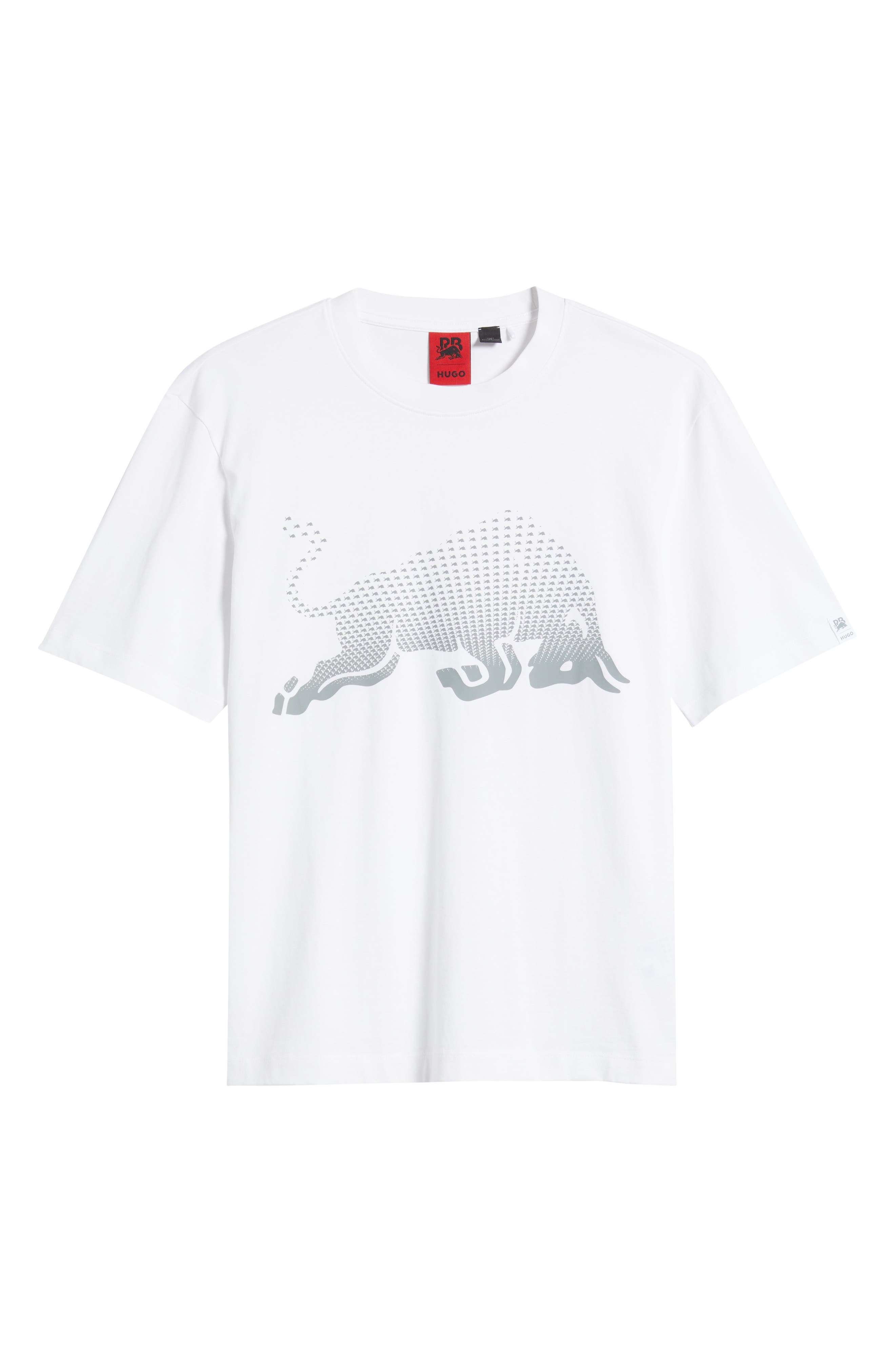 HUGO x RB Formula One™ Team Relaxed Fit Graphic T-Shirt in White at Nordstrom - 5