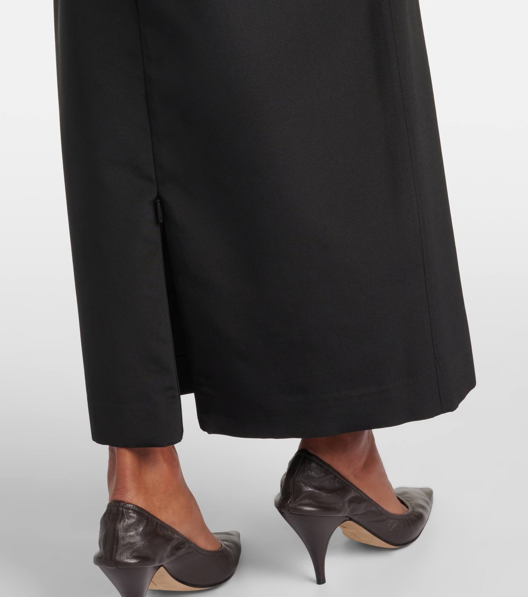Bartelle silk and wool pencil skirt - 5