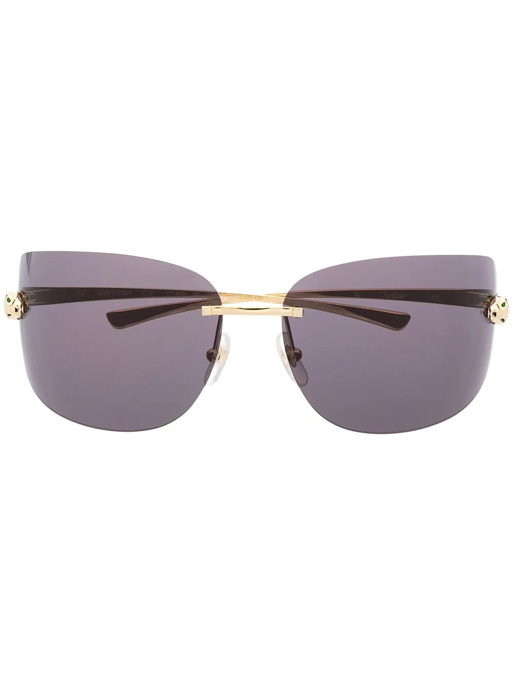 frameless tinted sunglasses - 1