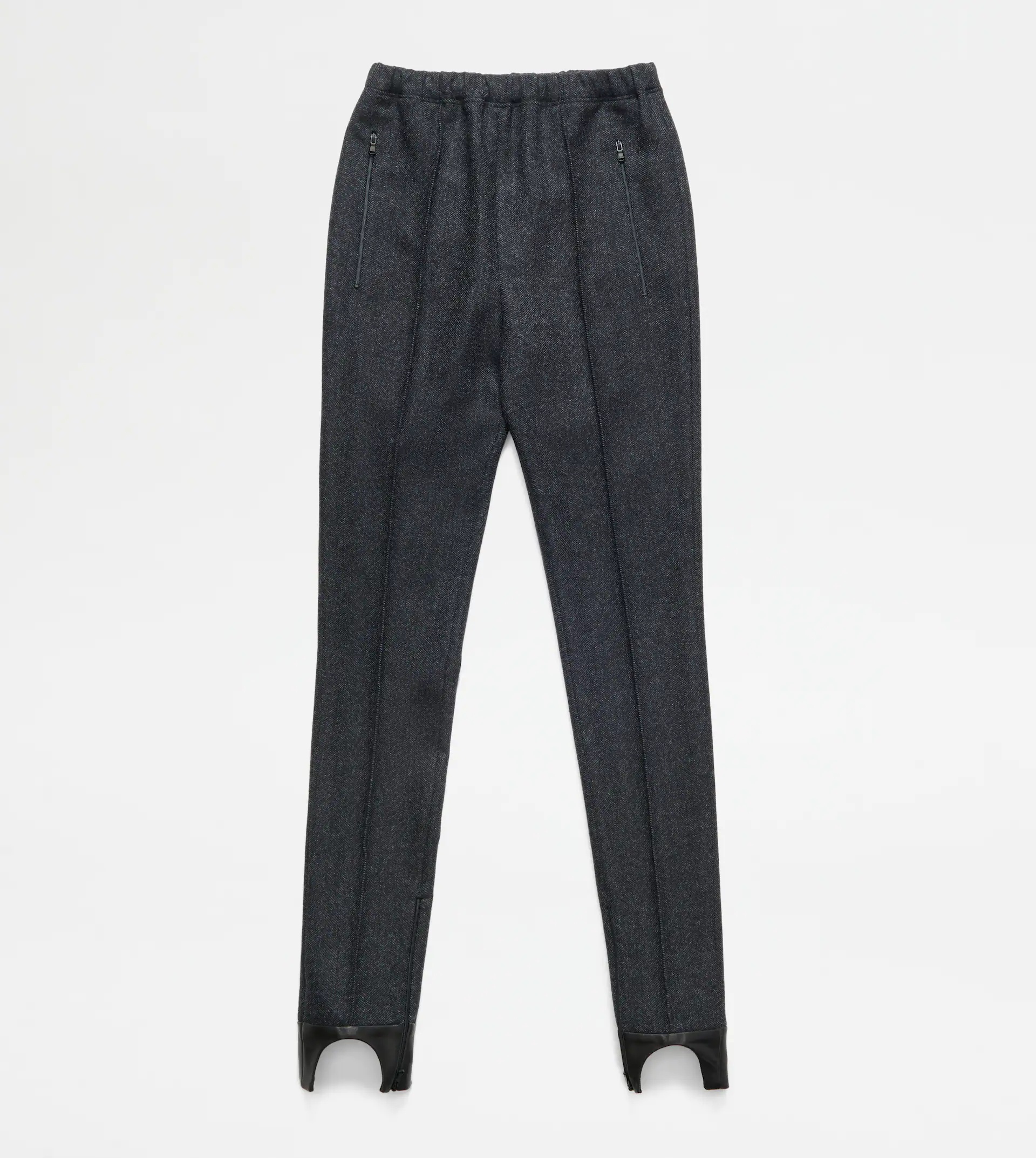 WOOL TROUSERS - GREY - 1