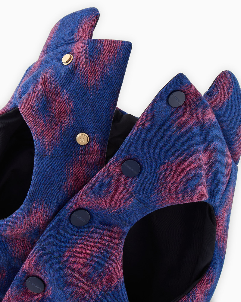 GIORGIO ARMANI Poldo x Giorgio Armani Ikat jacquard flannel coat outlook