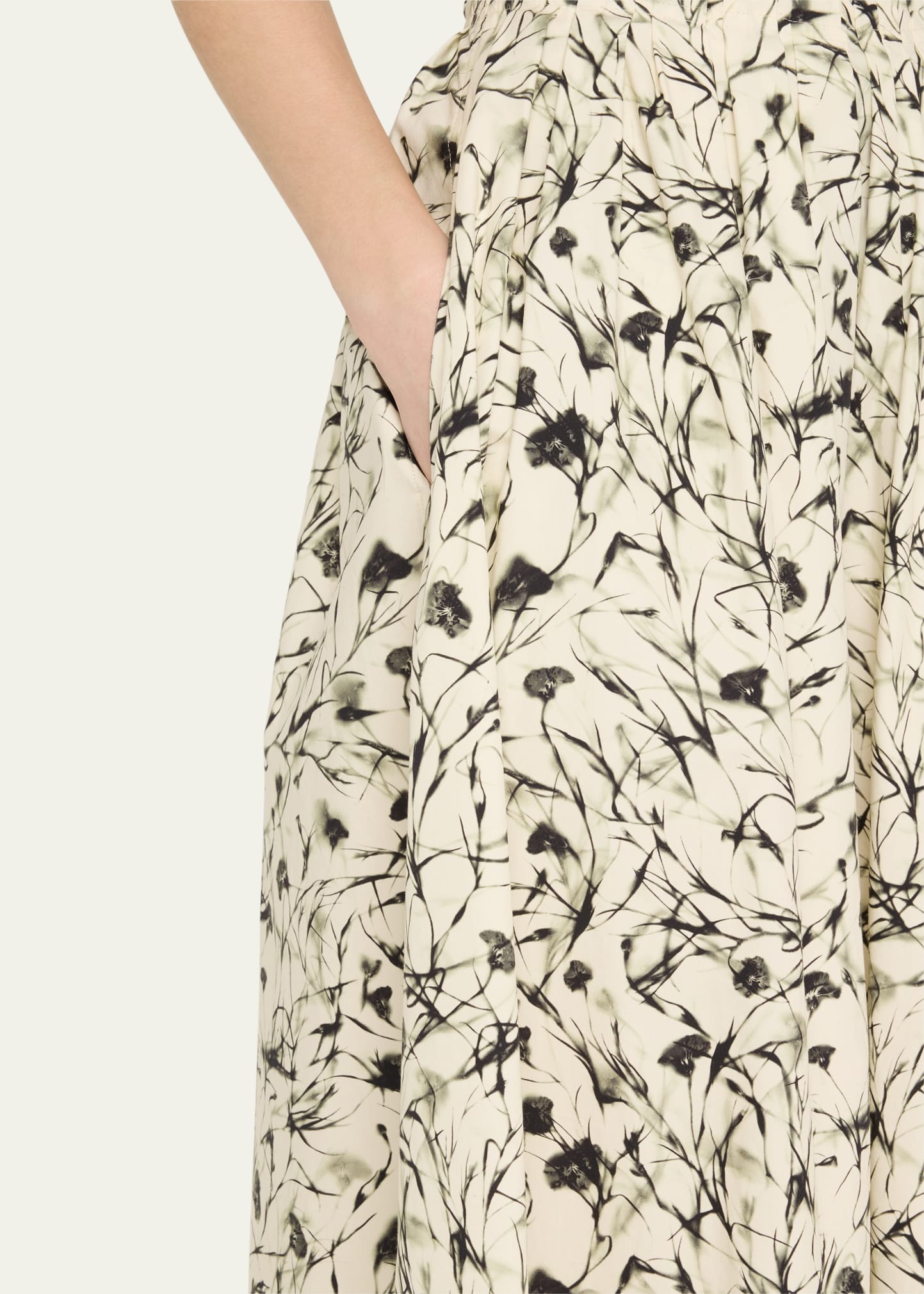 Austin Printed Poplin Midi Skirt - 5