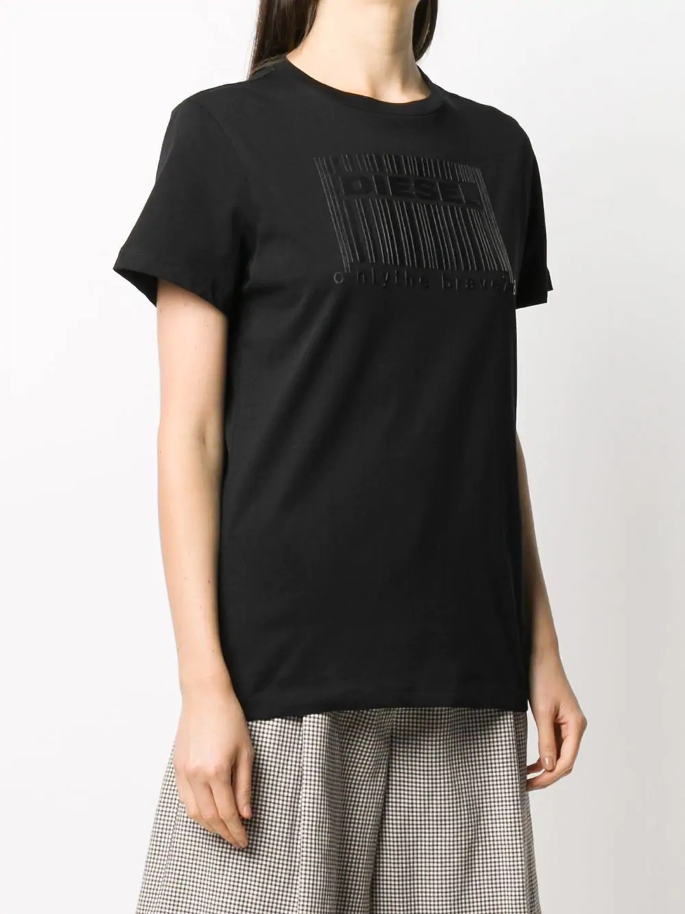 regular-fit barcode logo print T-shirt - 3