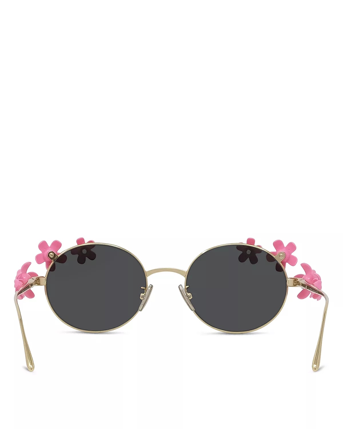 Signature Flower Framed Yellow Oval Sunglasses, 51mm - 4