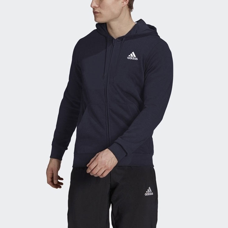 adidas Training Sports Hooded Jacket Blue GK9045 - 4