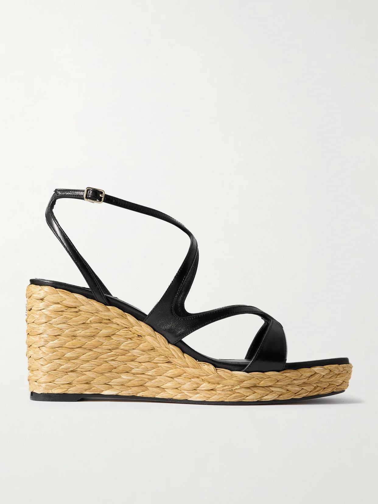 Ayla 85 Leather Platform Espadrilles - 1