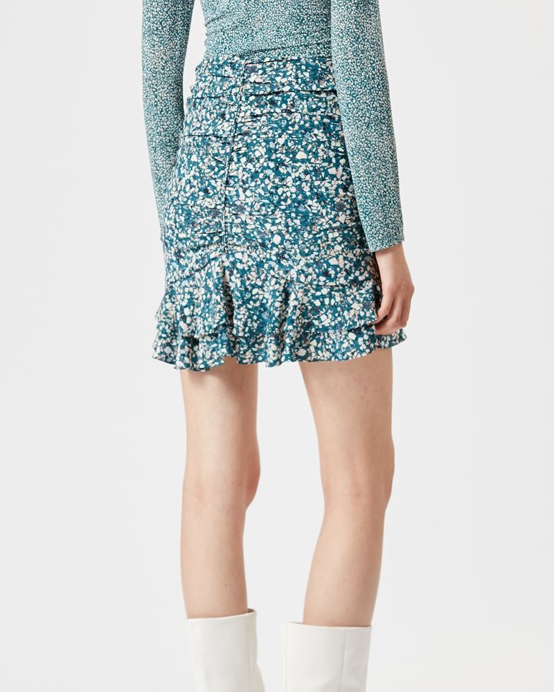 MILENDI MINI SILK SKIRT - 5