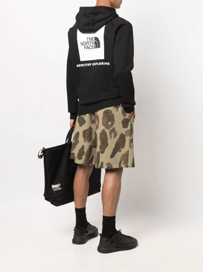 The North Face logo-print cotton hoodie outlook