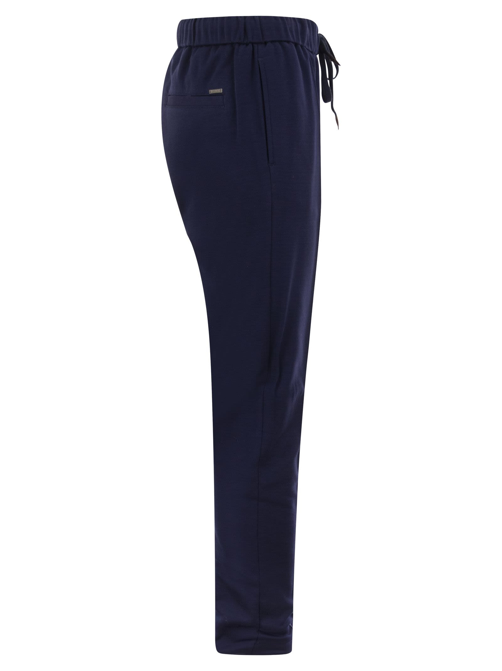 Peserico - Peserico Men Technical Cotton Jogger Trousers - 3
