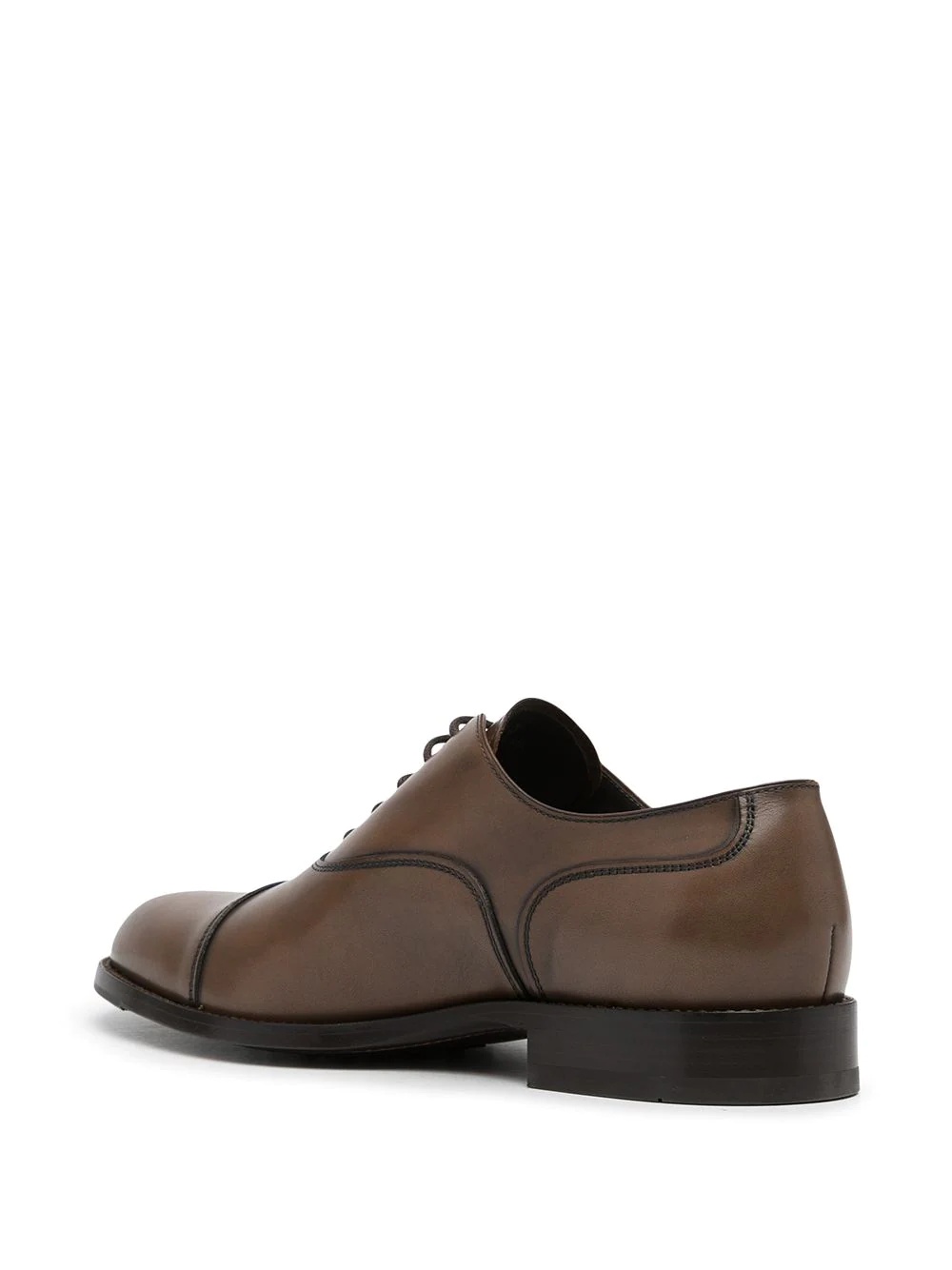 polished-finish lace-up shoes - 3