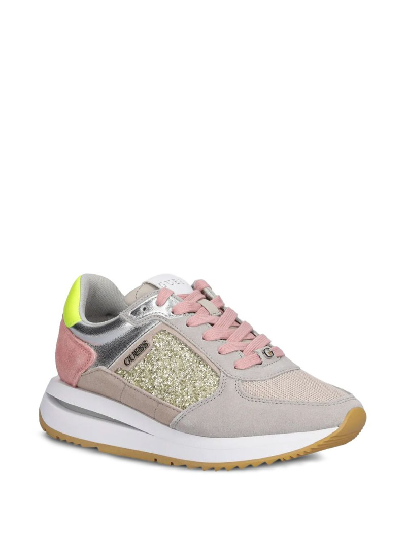 GUESS USA Energy glitter-embellished sneakers outlook
