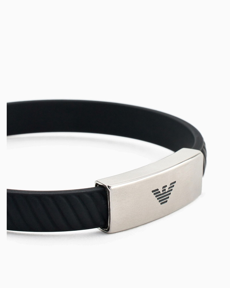 EMPORIO ARMANI STAINLESS STEEL ID BRACELET outlook