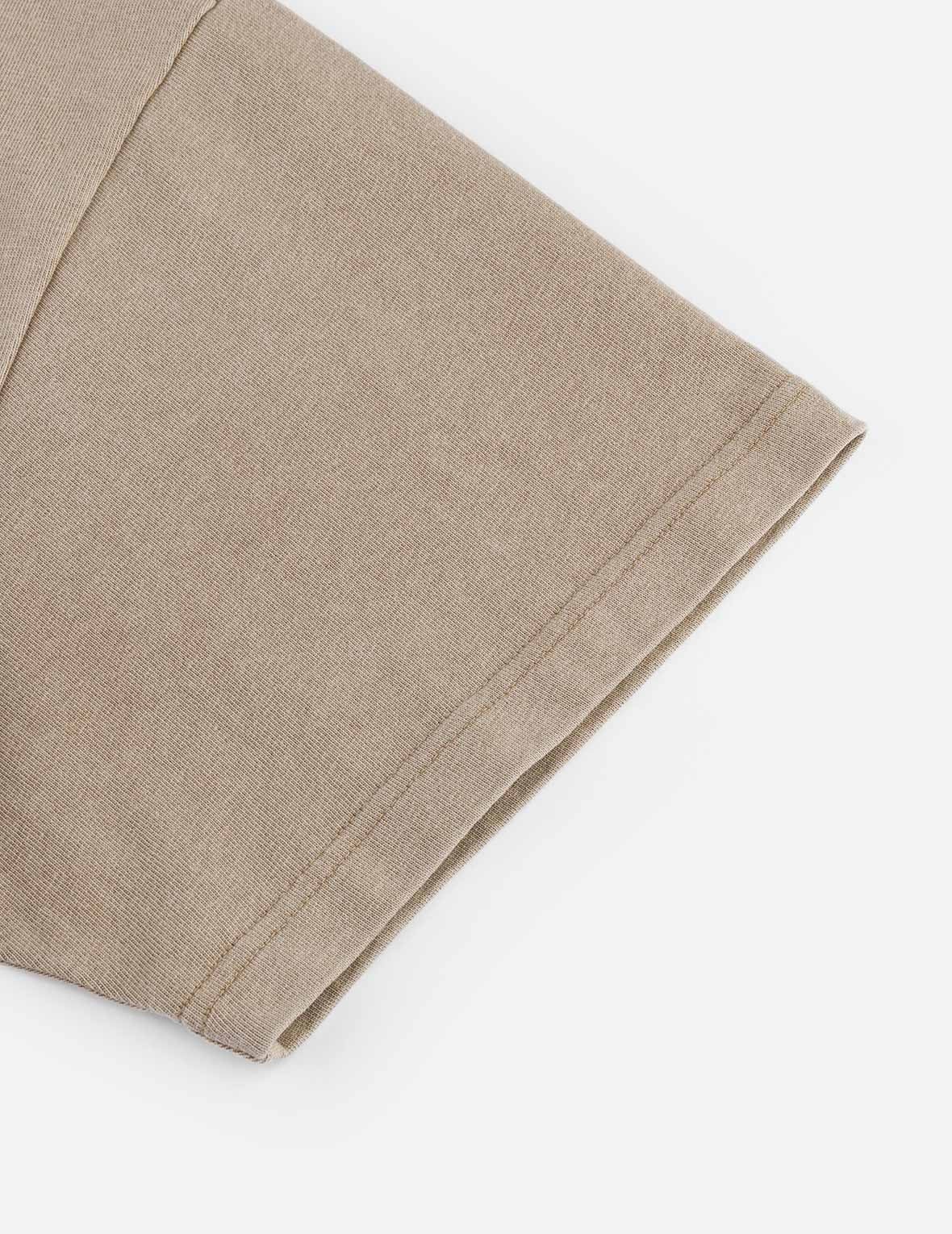 EVISUKURO Embroidery Washed Relax Fit T-shirt - 9