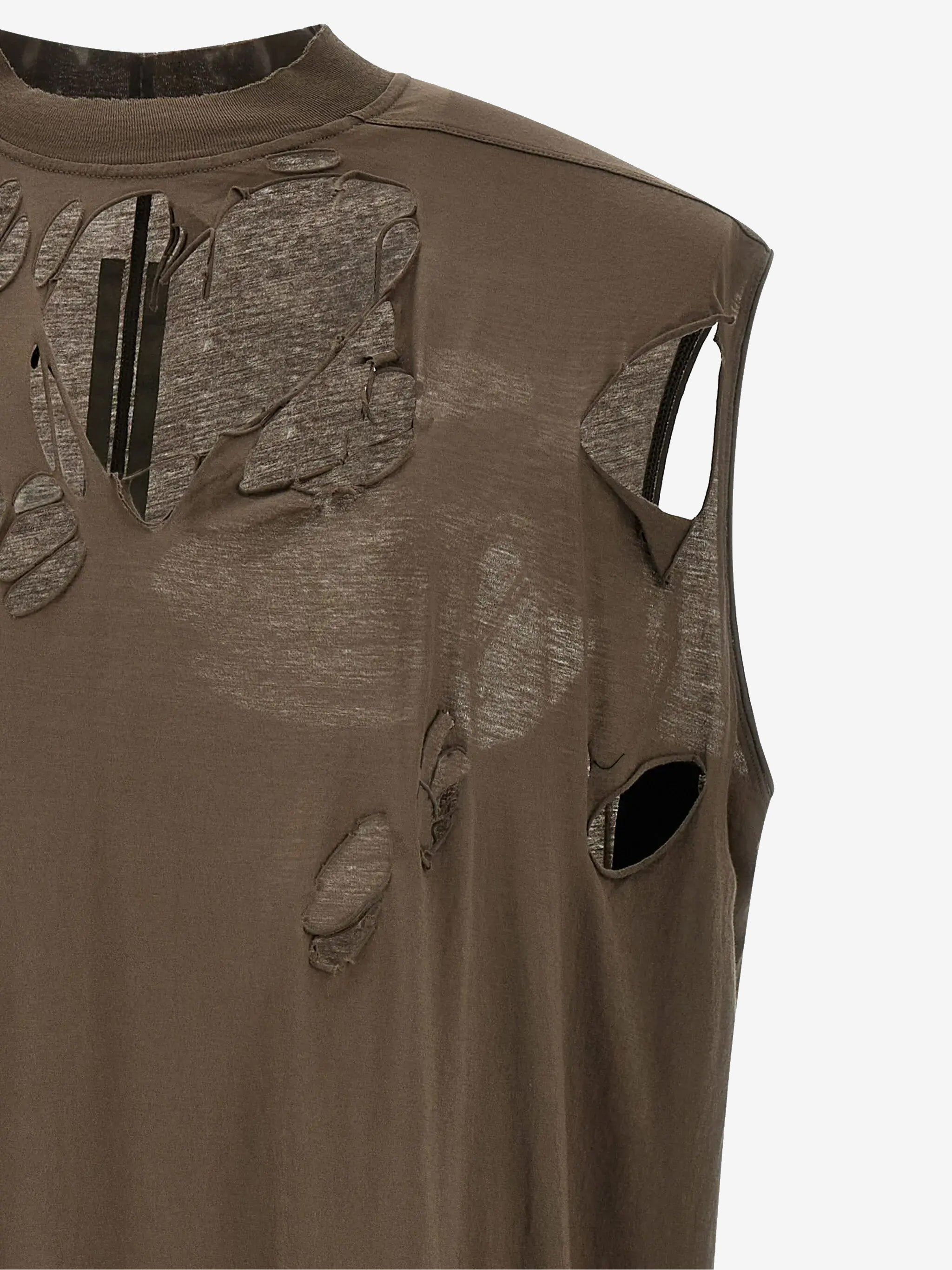 RICK OWENS DRKSHDW - Men Tarp T-Shirt - 3