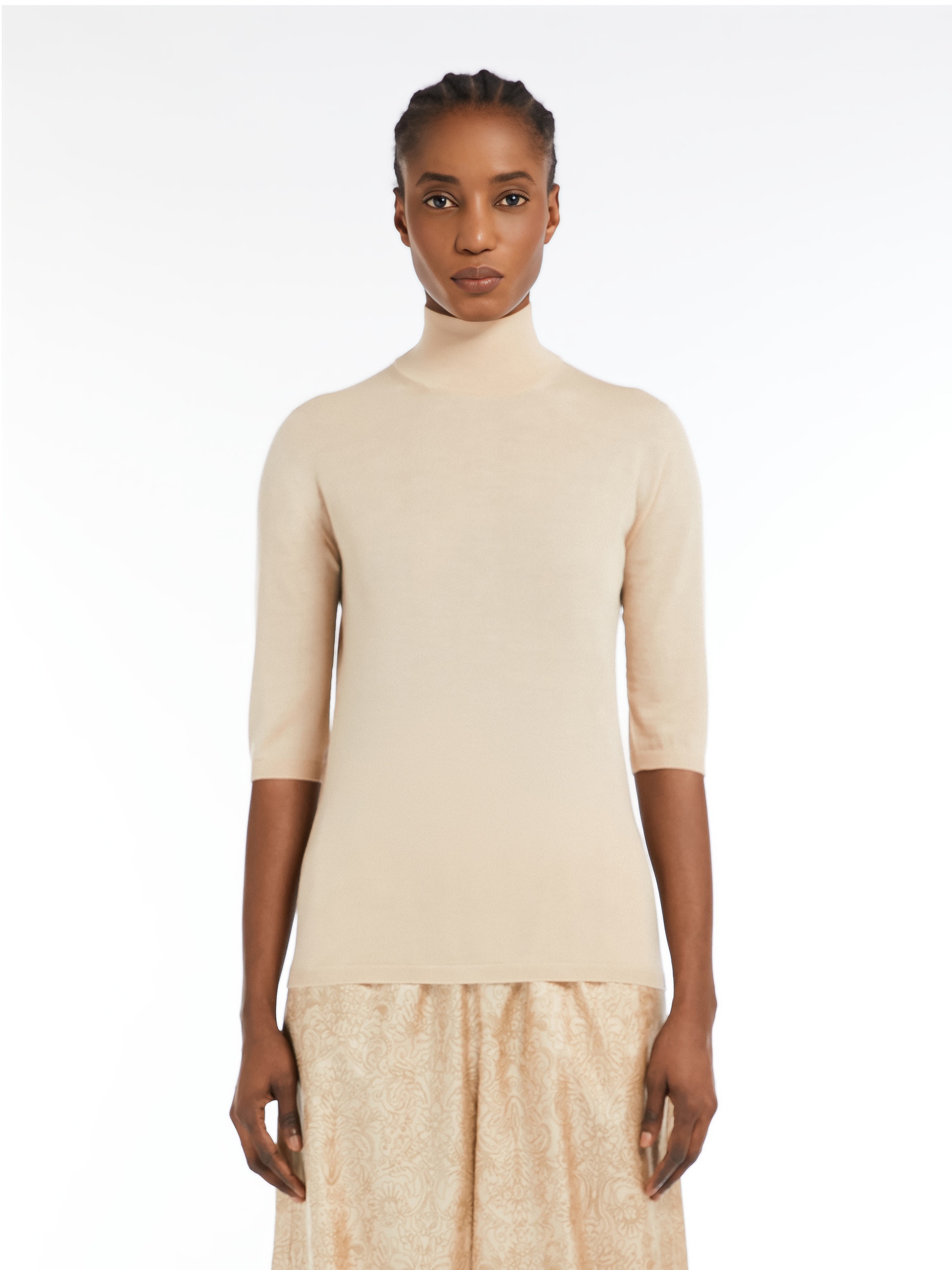CECINA Wool knit turtleneck jumper - 3