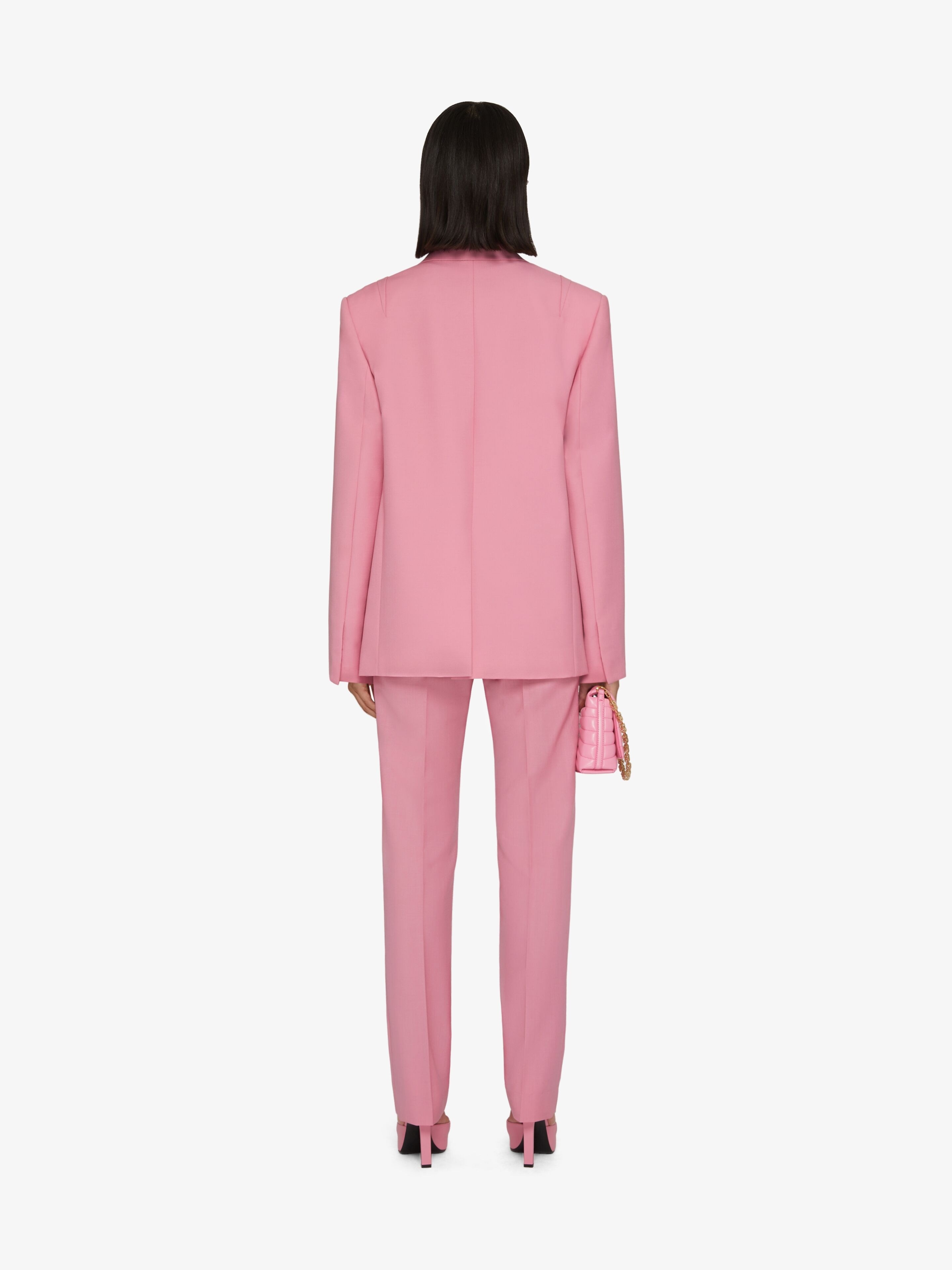 TAILORED PANTS IN WOOL AND MOHAIR - 4