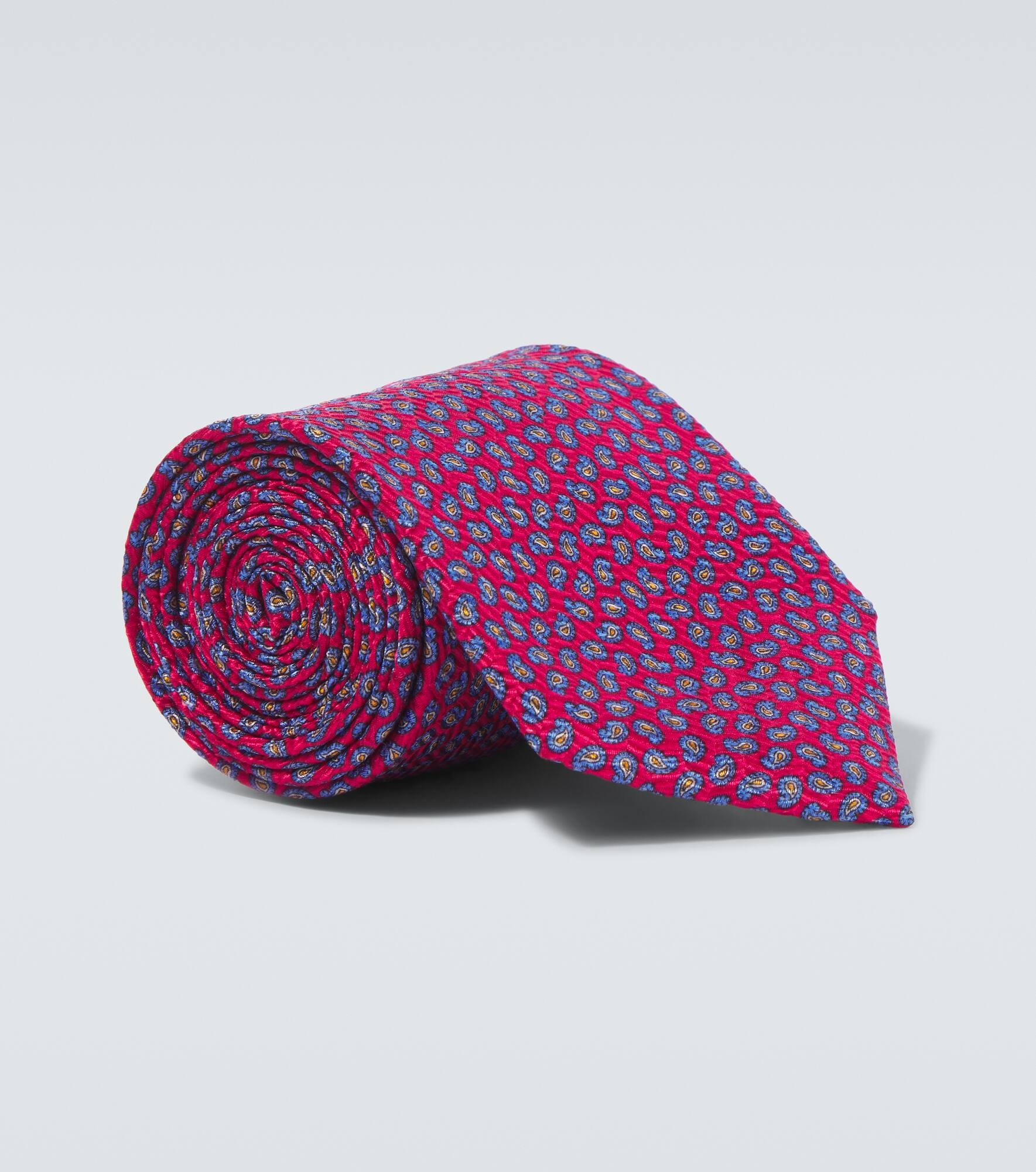 Paisley silk tie - 1