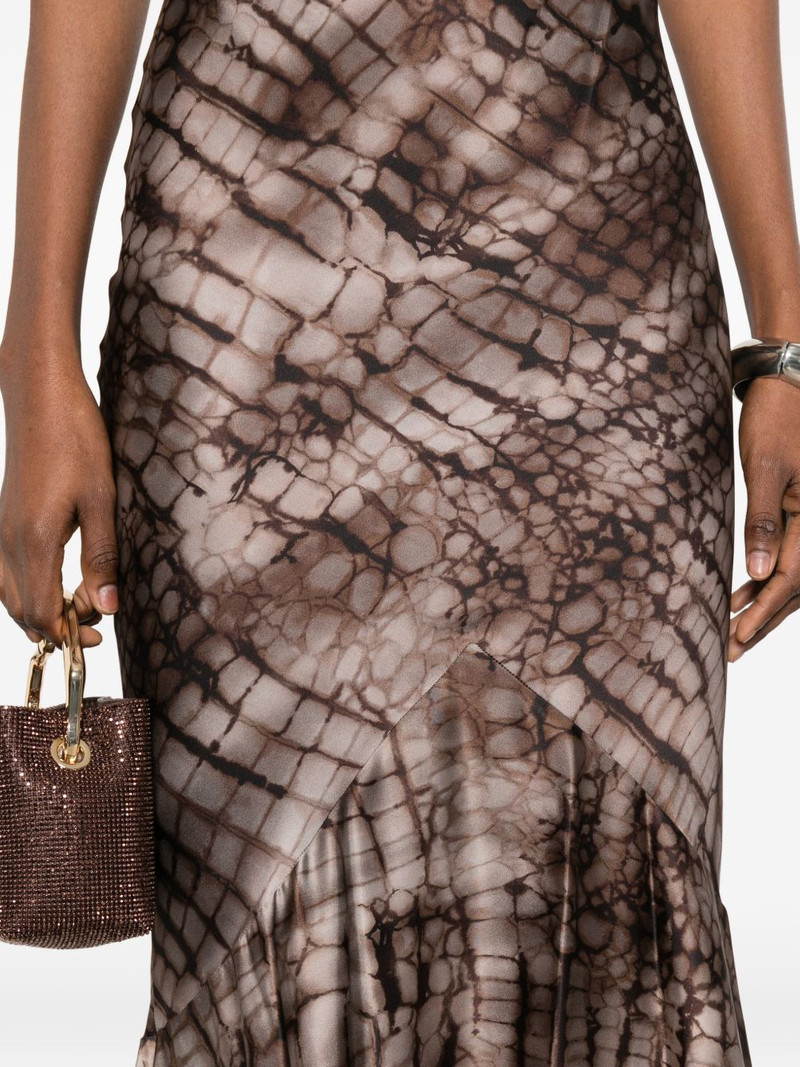 V-neck printed maxi dress 5