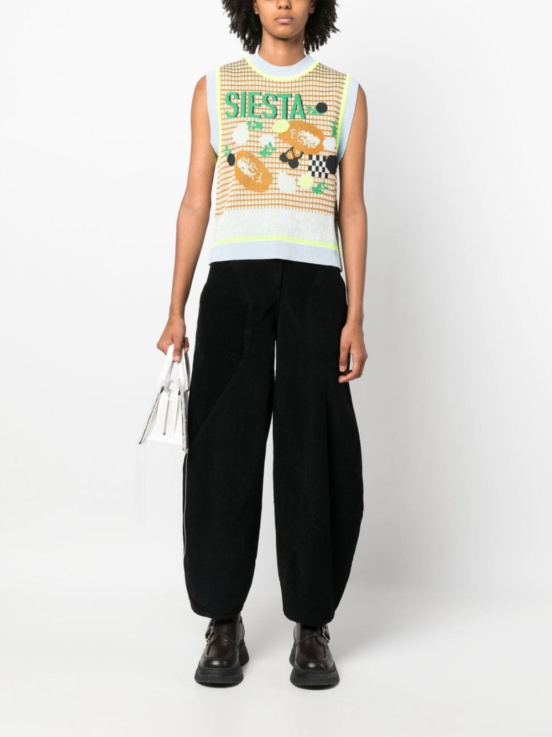 HENRIK VIBSKOV Digi tapered-leg corduroy trousers outlook