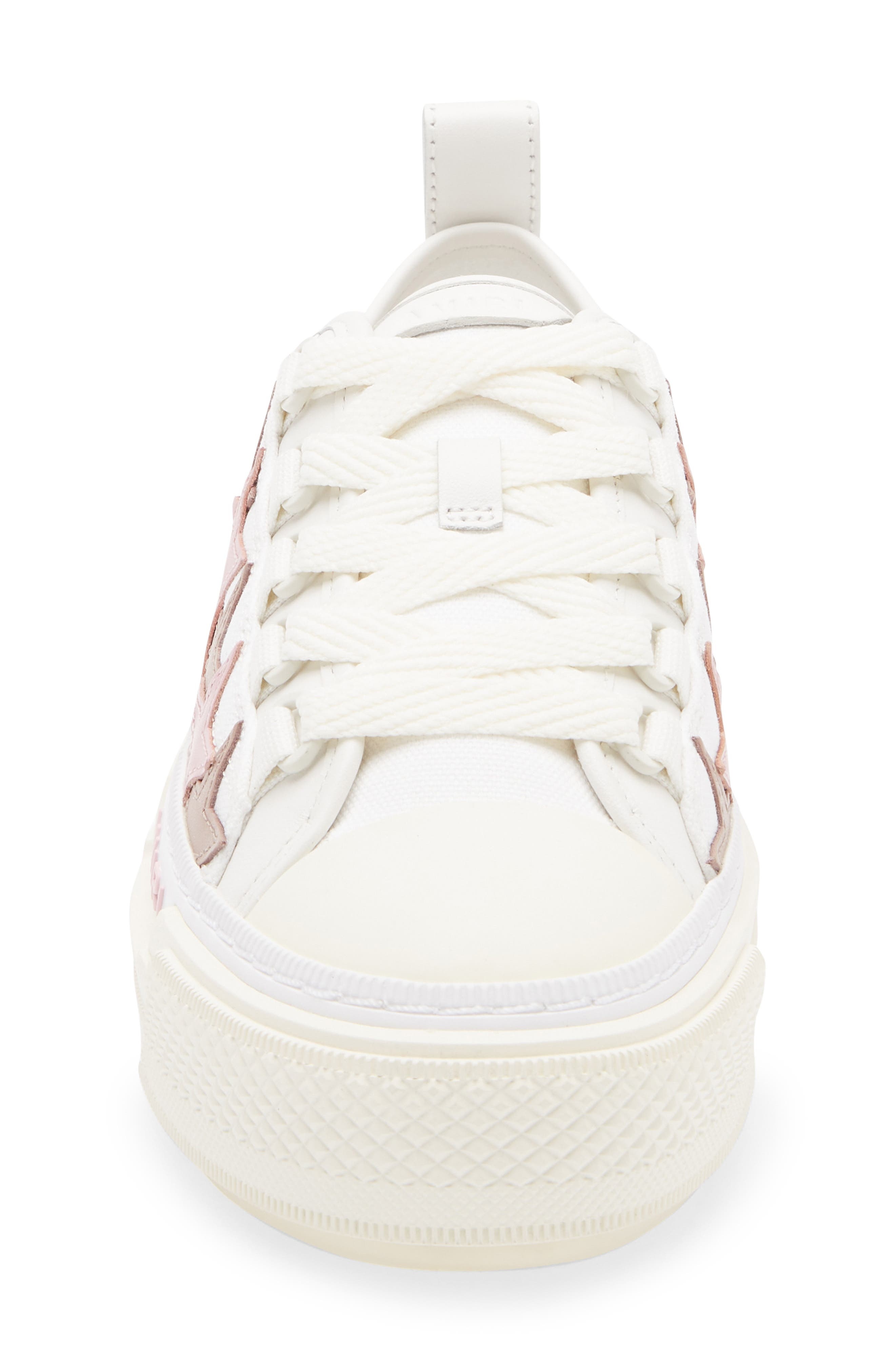 AMIRI Stars Court Sneaker in White Pink at Nordstrom - 4