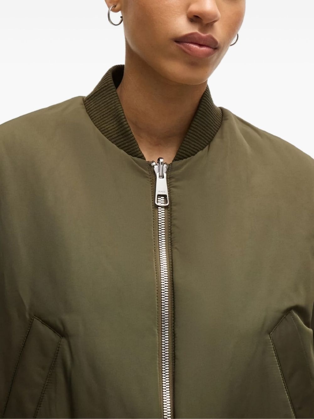 water-repellent reversible bomber jacket - 4