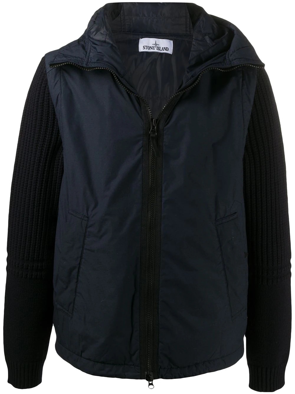 hooded padded jacket - 1