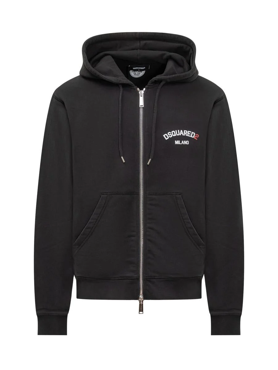 Dsquared2 Cool Fit Zipper Hoodie - 1