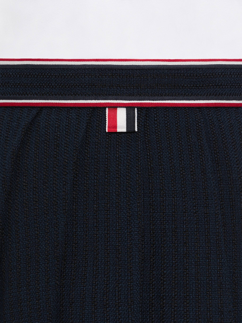 University Stripe Pleated Mini Skirt 6