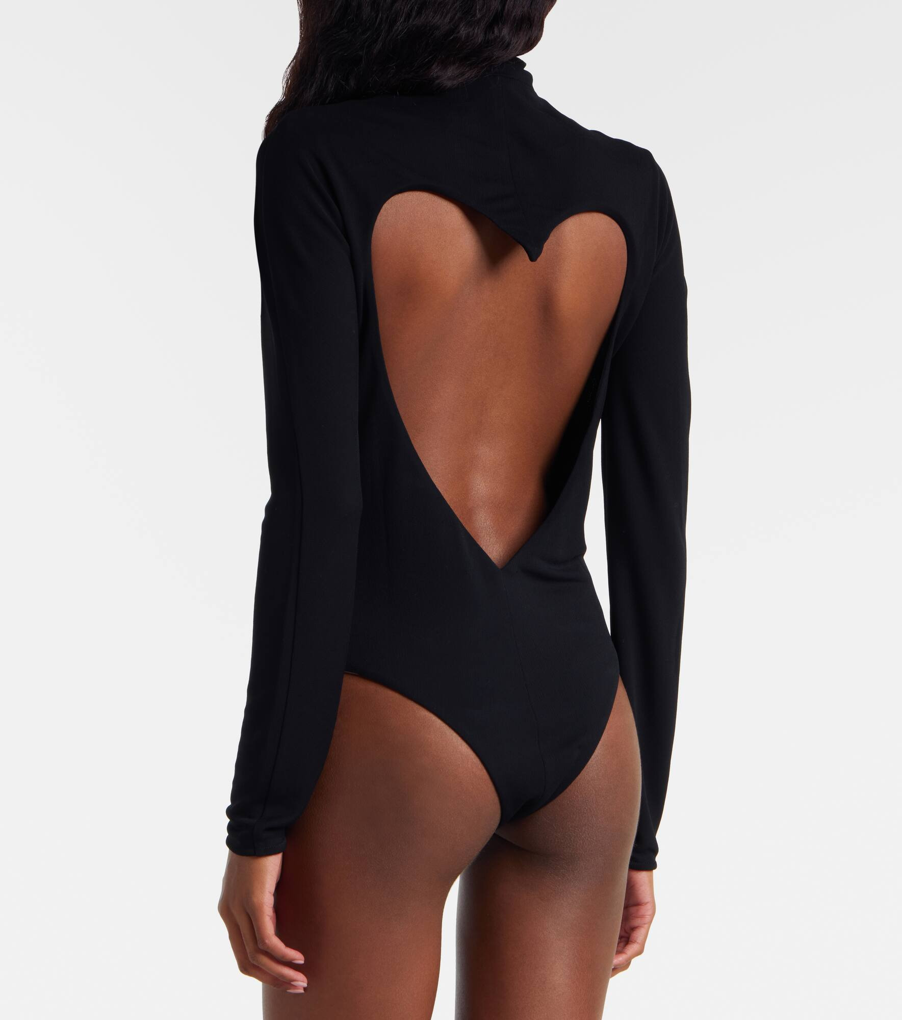 Open-back jersey bodysuit - 4