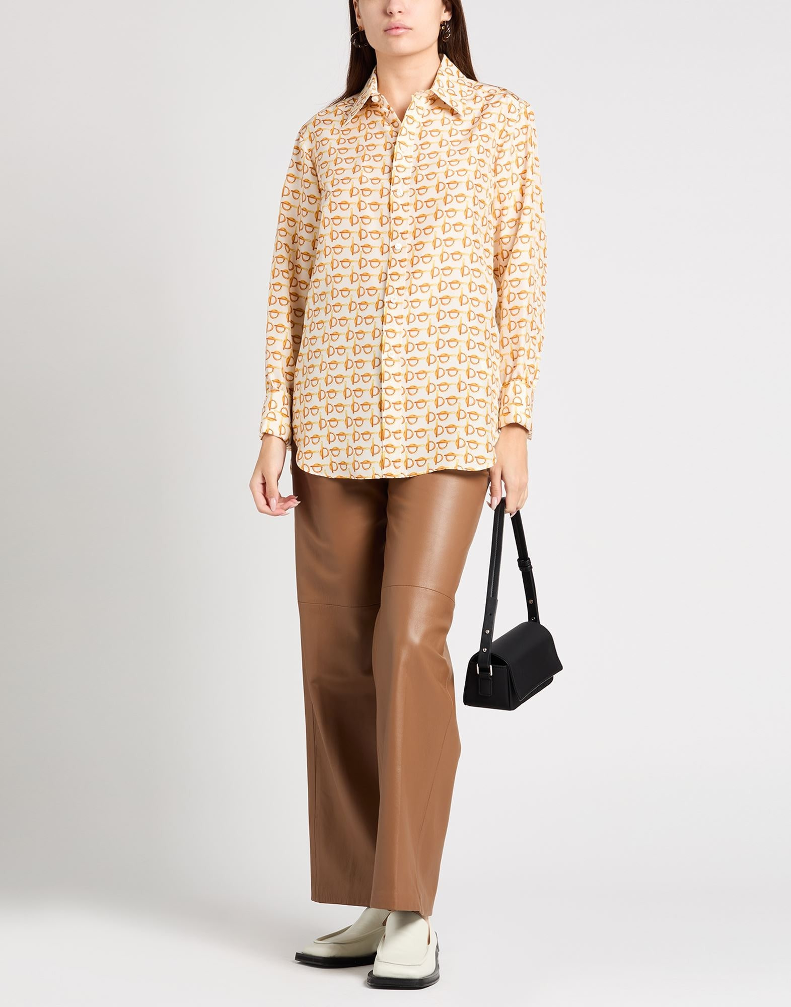 Ivory Women's Patterned Shirts & Blouses - 2
