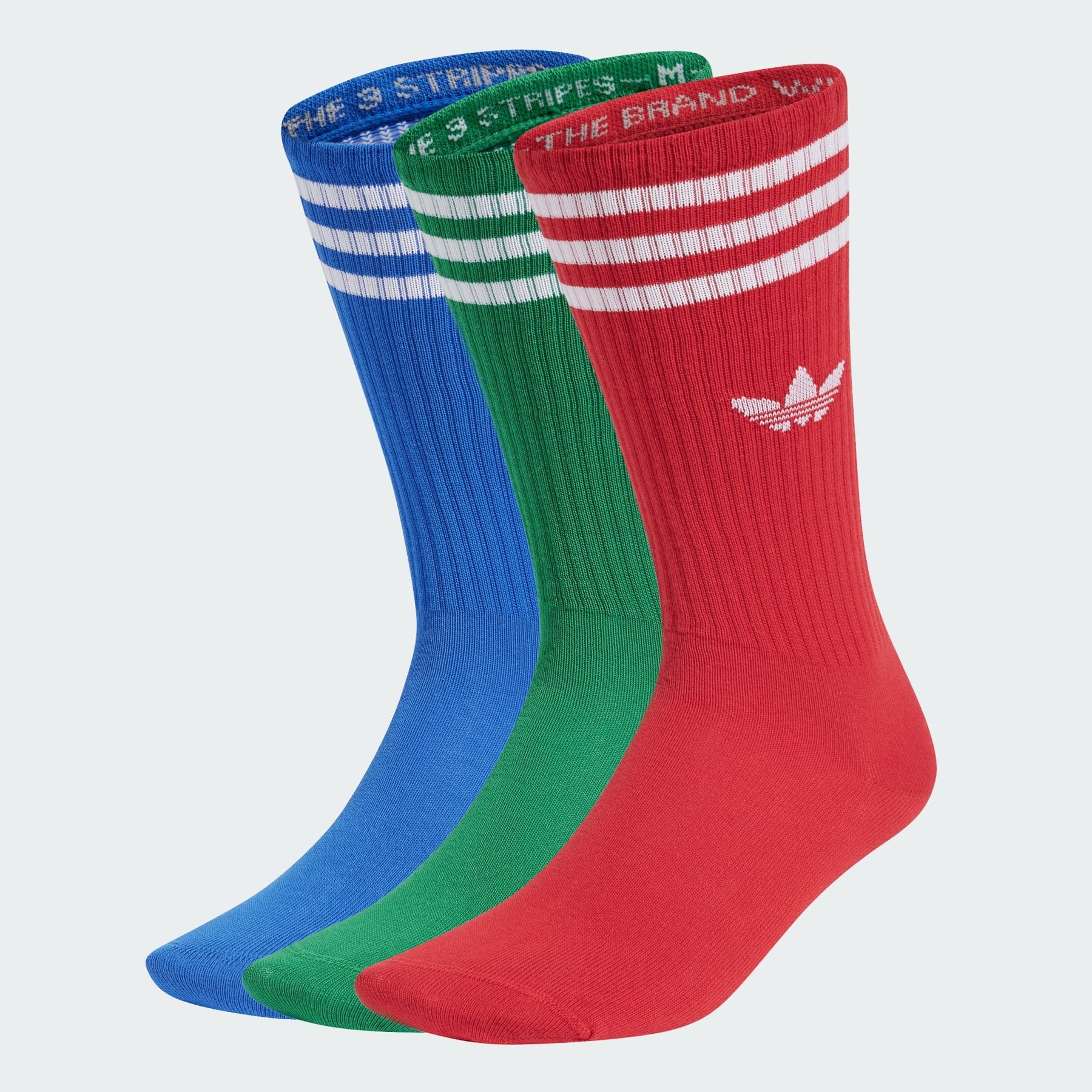 Solid Crew Socks 3 Pairs - 1