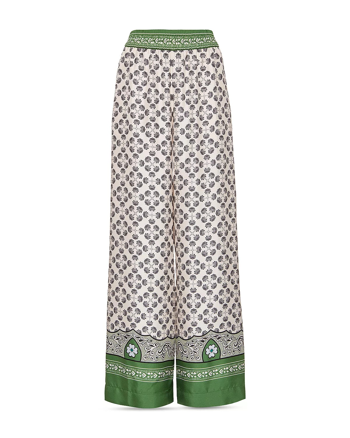 Silk Palazzo Pants - 2