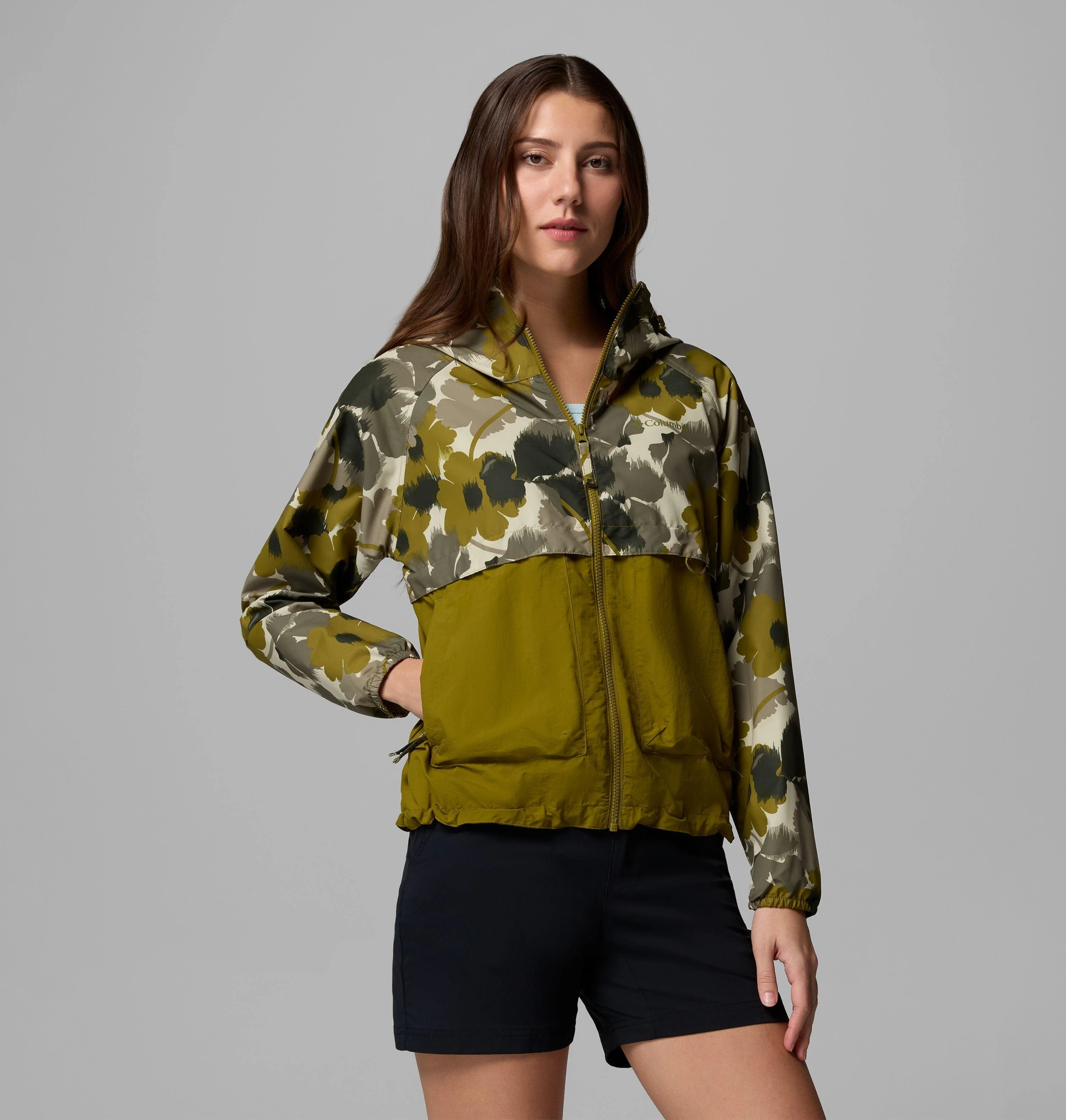 Women's Spire Valley Printed Windbreaker - 1