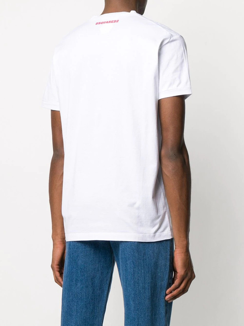 slogan-print box-cut T-shirt 4