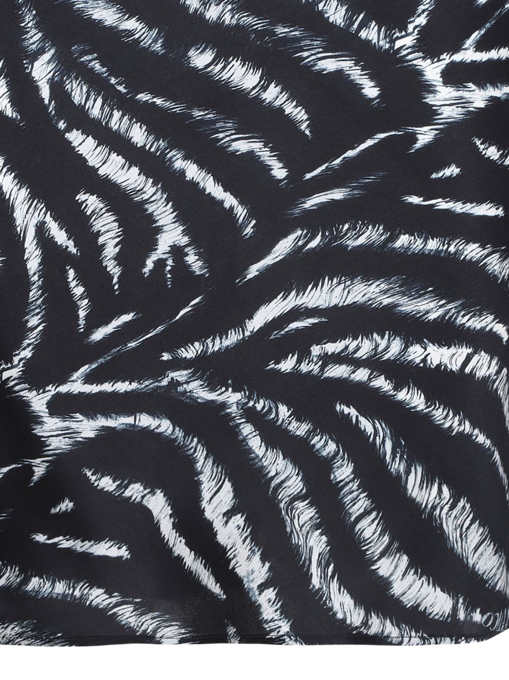 zebra-print mini dress - 4