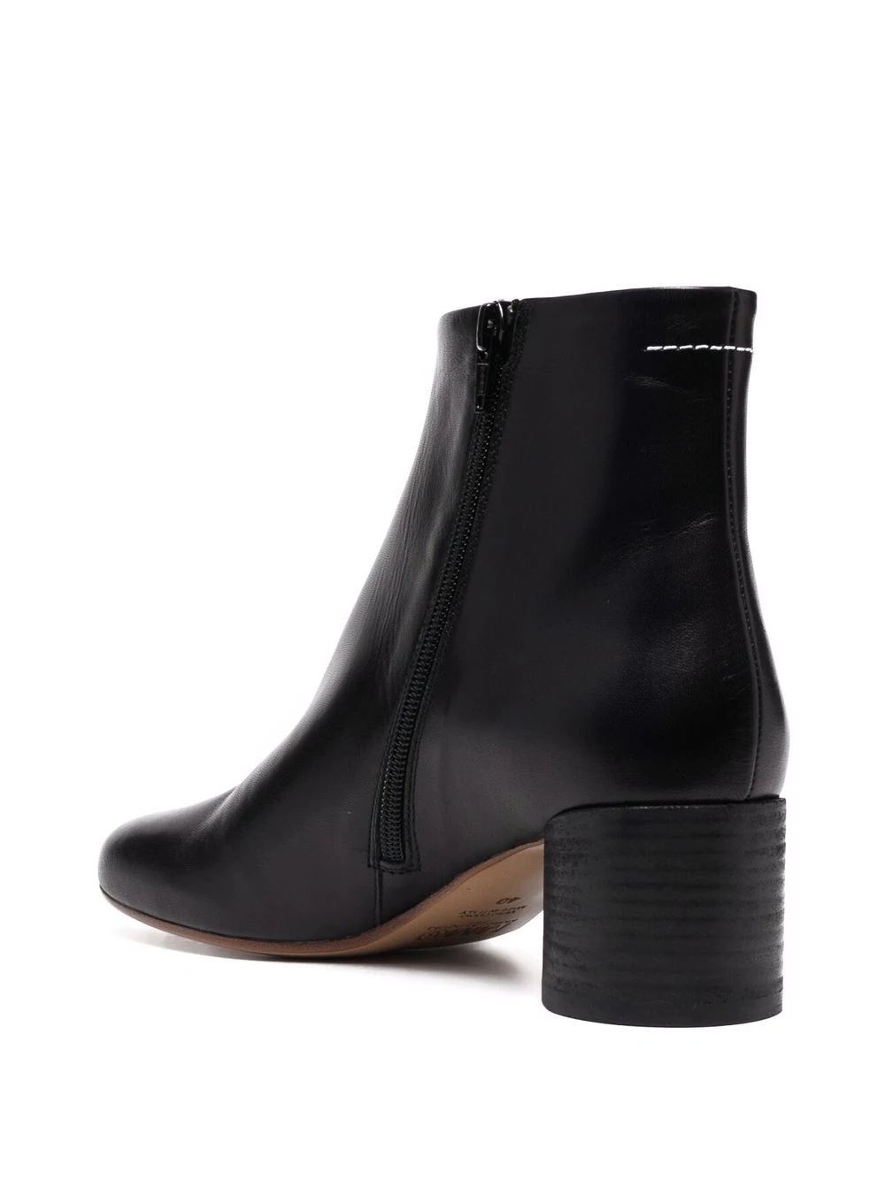 square-toe ankle boots - 3